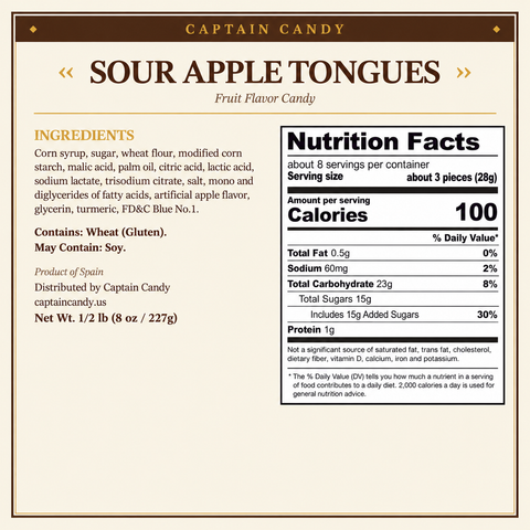 Sour Apple Tongues
