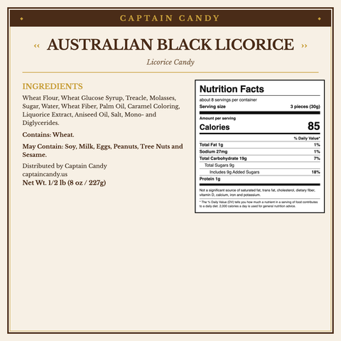 Australian Black Licorice