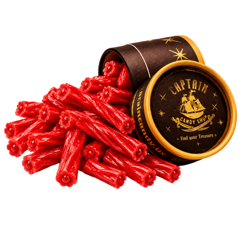 Filled Strawberry Licorice Tubes
