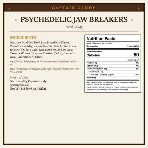 Psychedelic Jaw Breakers