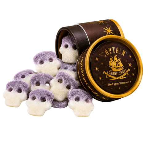 Swedish Sour Grapes Skulls