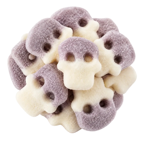 Swedish Sour Grapes Skulls