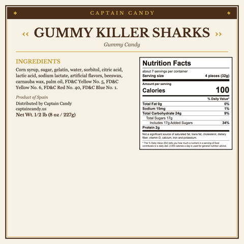 Gummy Killer Sharks