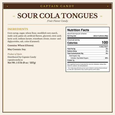Sour Cola Tongues