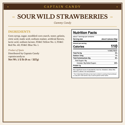 Sour Wild Strawberries