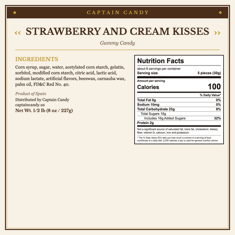 Strawberry & Cream Kisses