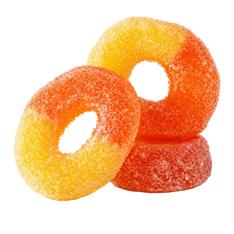 Gummy Peach Rings