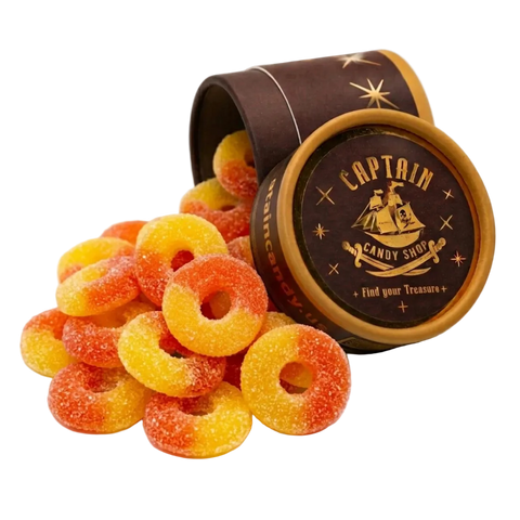 Gummy Peach Rings