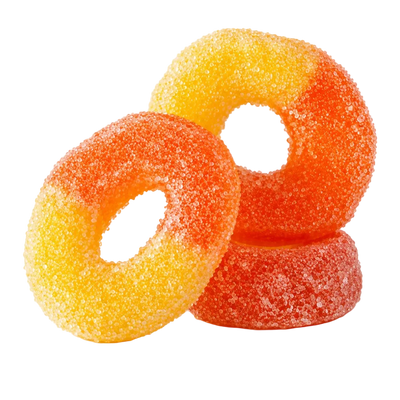 Gummy Peach Rings