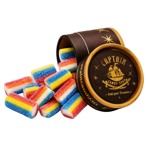 Sour Rainbow Filled Licorice Sticks