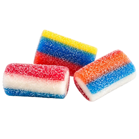 Sour Rainbow Filled Licorice Sticks
