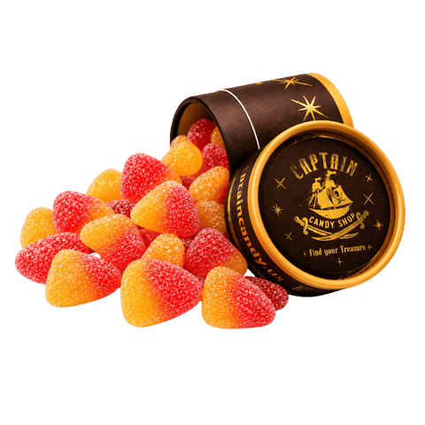 Strawberry & Peach Hearts